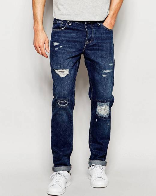 HERREN Jeans Ripped Blau 36 Rabatt 99 % ELYN.G Fashion Jegging & Skinny & Slim 