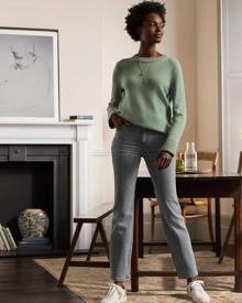 Slim Straight Ankle Skimmers Pale Grey Women Boden, Pale Grey