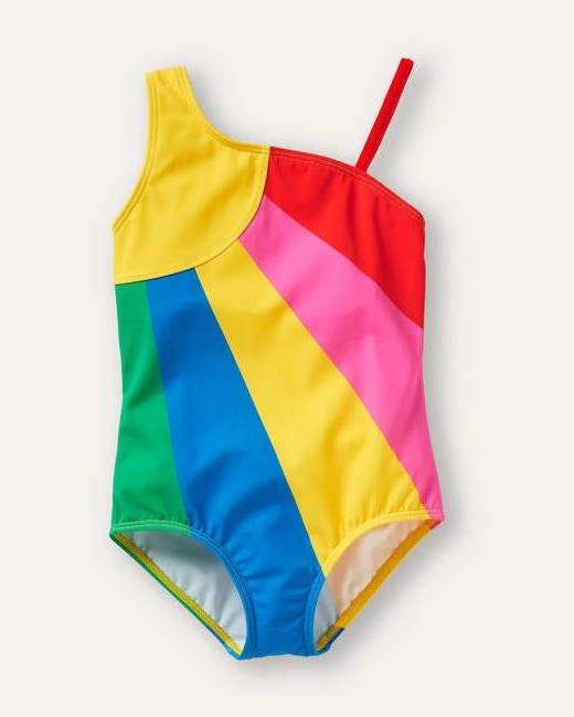 Short-sleeved Swimsuit - Multi Rainbow Reef