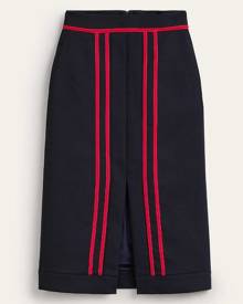 Cassandra Midi Skirt Navy Women Boden, Navy