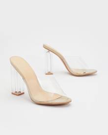 womens clear mules