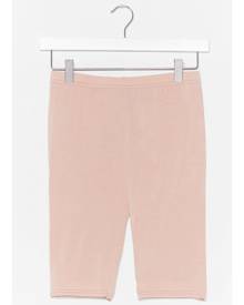 NastyGal Womens Fitted High Waisted Biker Shorts - Dusky Pink