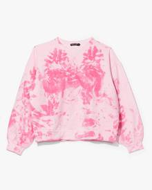 NastyGal Womens Oh My Love Tie Dye Sweatshirt - Pink