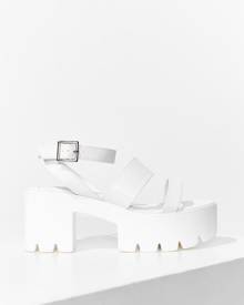 Nasty gal white discount sandals