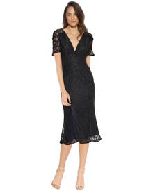 talulah candid lace midi dress