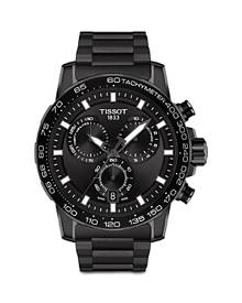 tissot black chronograph watch