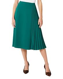 Hobbs London Keziah Pleated Midi Skirt