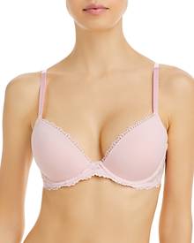 Calvin Klein demi bra in echo pink