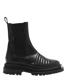 sandro leather ankle boots