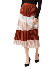 Hobbs London Bess Pleated Midi Skirt