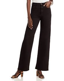 Joe's Jeans The Mia High Rise Wide Leg Jeans in Black