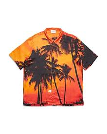 Blue Sky Inn Oversized Fit Sunset Palms Shirt