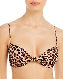 Johanna Ortiz Mirame Leopard Print Bikini Top