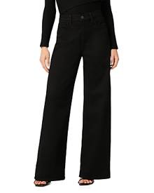 Joe's Jeans The Mia High Rise Wide Leg Jeans in Black