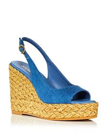 Stuart Weitzman Summer Wedge Sandals