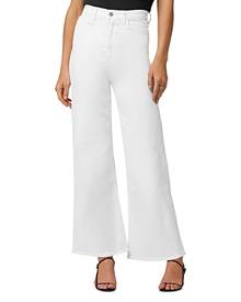 Joe's Jeans The Mia High Rise Wide Leg Ankle Jeans in White