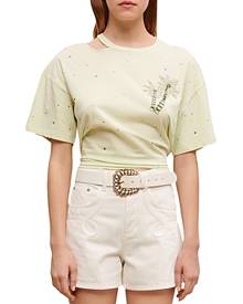Maje Lemon Embellished Tee