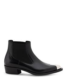 Alexander McQUEEN Men's Punk Pull On Ankle Boots
