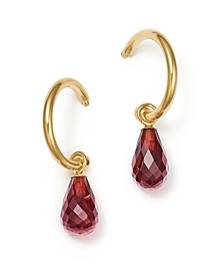 Bloomingdale's Garnet Briolette Hoop Drop Earrings in 14K Yellow Gold - 100% Exclusive Bloomingdale's Garnet Briolette Hoop Drop Earrings in 14K Yellow Gold - 100% Exclusive