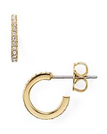 Nadri Pave Hoop Earrings Nadri Pave Hoop Earrings