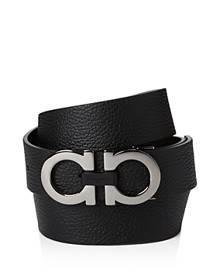 SALVATORE FERRAGAMO Ferragamo Gancini Buckle Belt - Black for Men