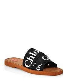 Logo slide best sale sandal chloé