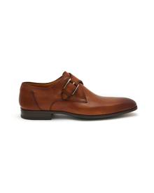 MAGNANNI ‘Austin' Monk Strap Burnished Leather Oxford Shoes