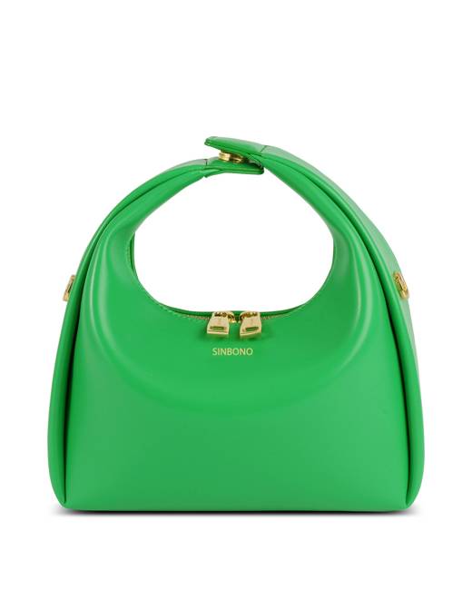 Marge Sherwood Green Lizard Embossed Leather Pump Handle Satchel bag at  FORZIERI