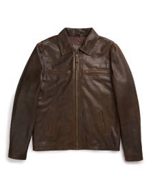 Lastwolf - Rainier Moto Leather Jacket - Cracked Brown