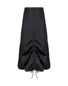 Balletto Athleisure Couture - Lace-Up Nylon Skirt Nero Black