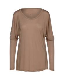 Conquista - Light Brown Top With Long Batwing Sleeves