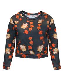 Sophie Cameron Davies - Floral Crop Sweatshirt
