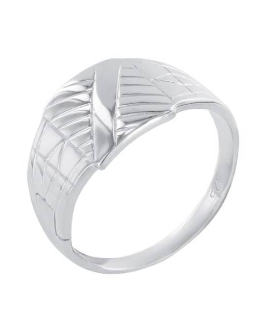 Mens Signet Ring In Sterling Silver, Kaizarin