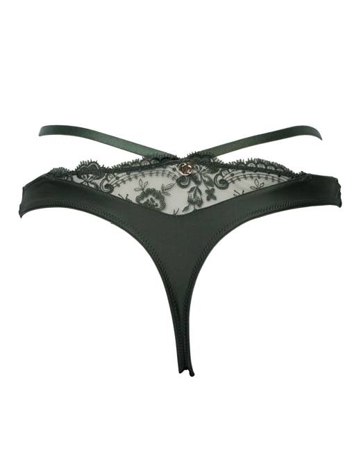 Woman Tape Lace Tanga Thong