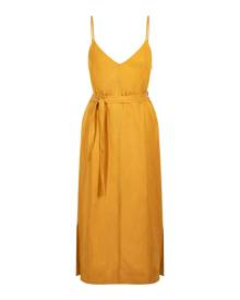 KOMODO - Iman Tencel Linen Slip Dress - Tangerine