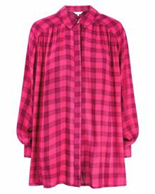 EAST - Raspberry Cotton Plaid Yarn Dyed Shirt