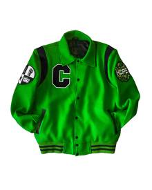 Green ULTIMATE Christmas Varsity Jacket – Spicetag