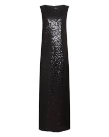 KUTLondon - Venus Classic Long Sequin Dress In Black