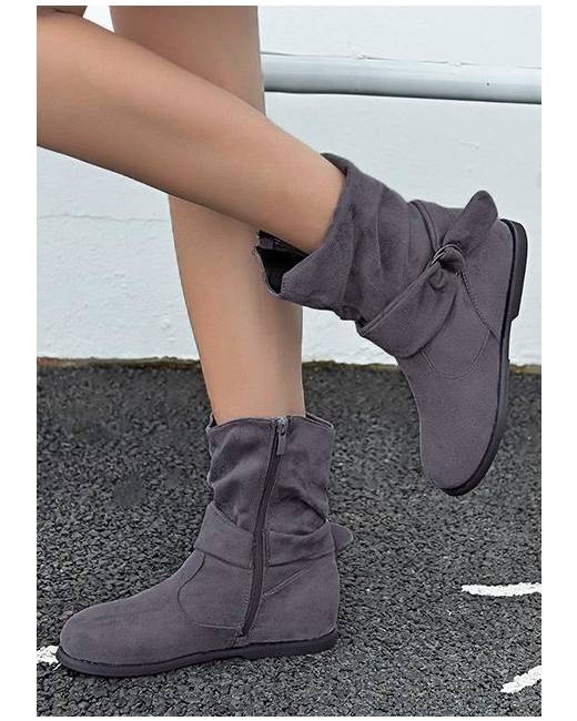 flat biker boots women