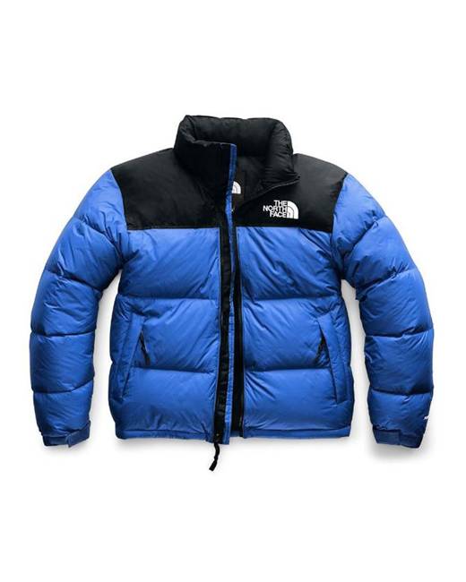 north face navy blue puffer jacket