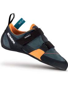 Scarpa Force V Mens Climbing Shoes - Mangrove/Papaya
