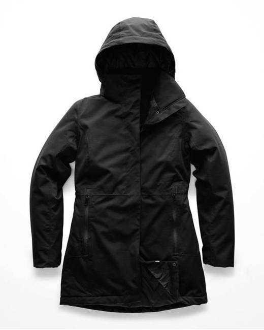 North face 2024 ancha parka black