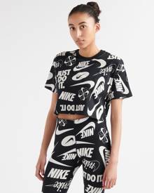 Nike Essentials All-Over Print Cropped Tee