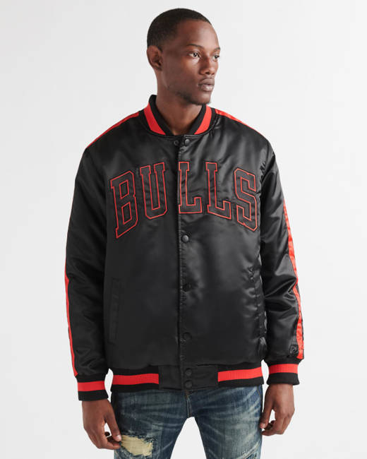 Black Men's Varsity Jackets - Clothing