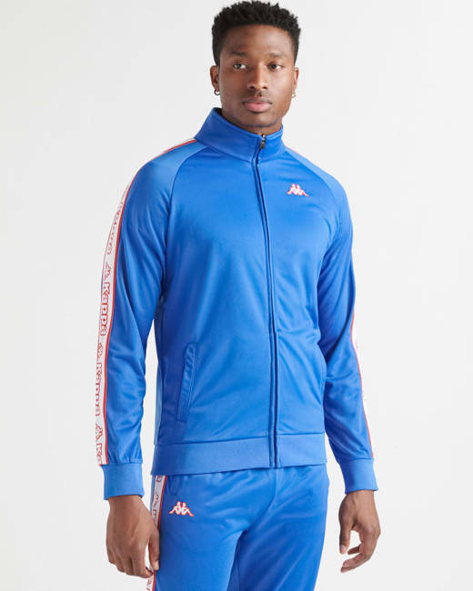 Kappa blue sale track jacket