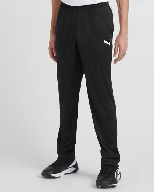 puma tracksuit bottoms mens black