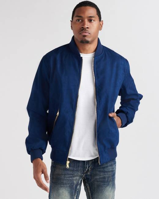 Men navy hot sale bomber jacket