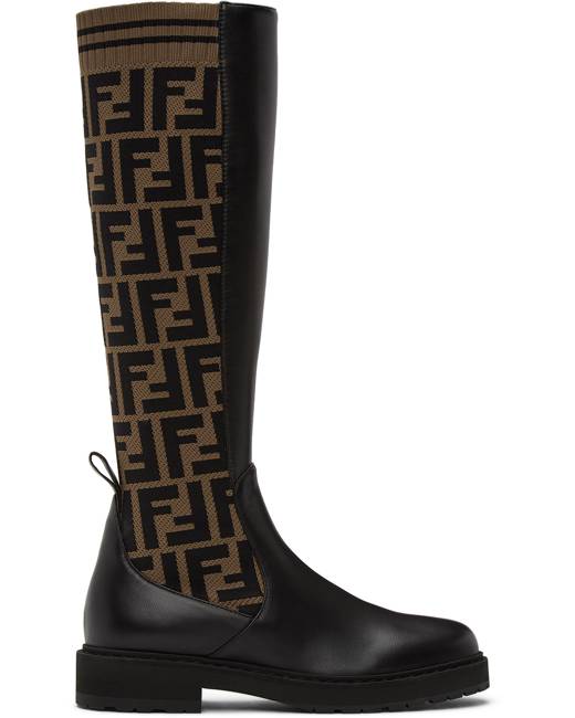 fendi over the knee sock boots