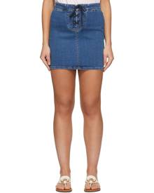 See by Chloé Blue Denim Miniskirt