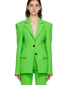 Kwaidan Editions Green Polyester Blazer